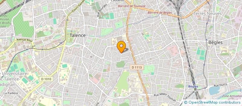 localisation de l'entreprise DAT IMMO  TALENCE