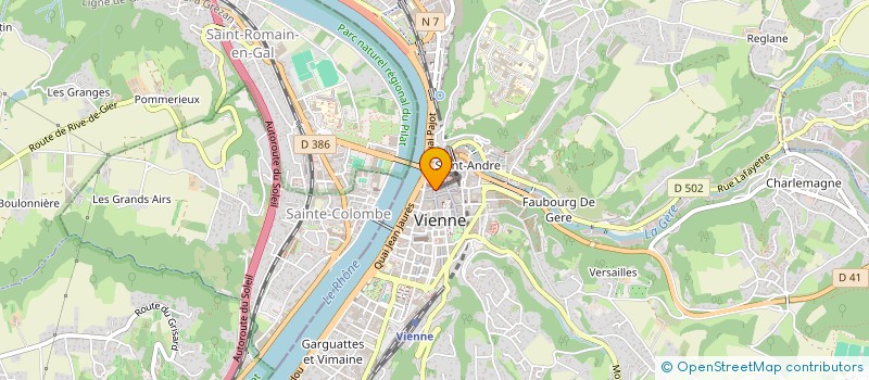 localisation de l'entreprise DAT MILTON à VIENNE