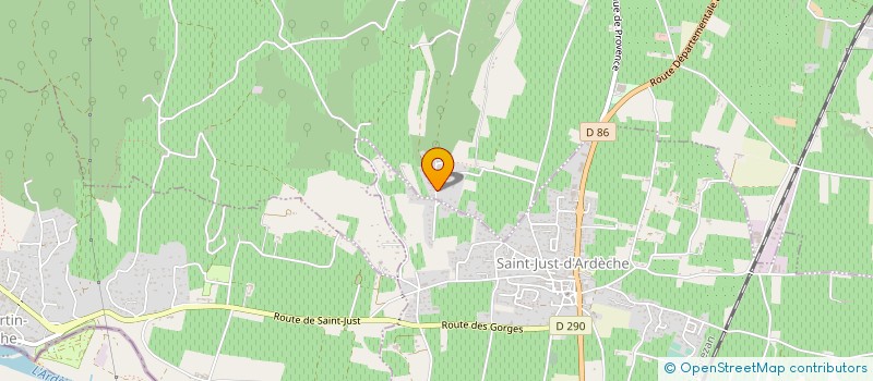 localisation de l'entreprise DAT URBANISME  LE POUZIN