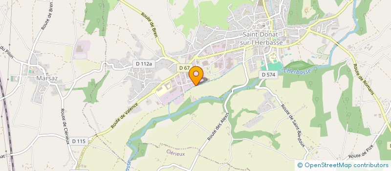 localisation de l'entreprise DATA 2M à SAINT-DONAT-SUR-L HERBASSE