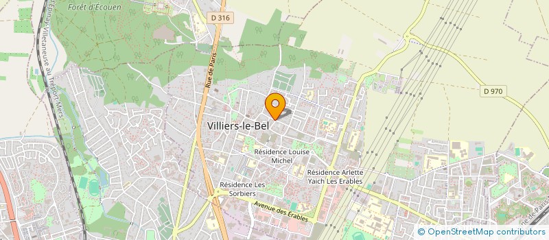 localisation de l'entreprise DATA à VILLIERS-LE-BEL