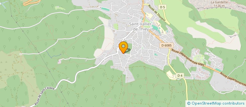 localisation de l'entreprise DATA ACTEUR  SAINT-VALLIER-DE-THIEY