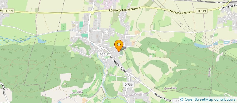 localisation de l'entreprise DATA BASE SYSTEMES  IZEAUX