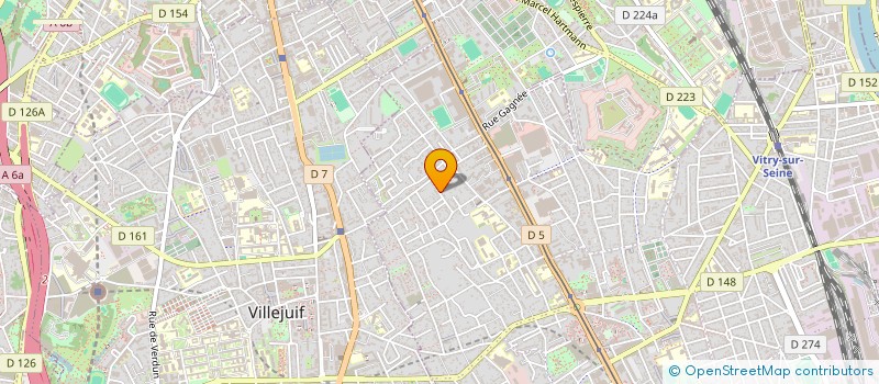 localisation de l'entreprise DATA BRIDGE à VITRY-SUR-SEINE