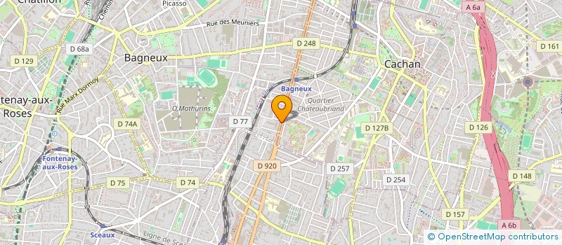 localisation de l'entreprise DATA CIE à BAGNEUX