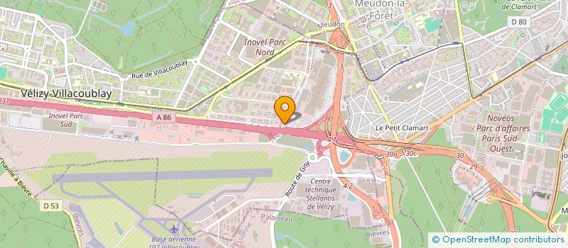 localisation de l'entreprise DATA COM DEVELOPPEMENT MANAGEMENT  VELIZY-VILLACOUBLAY