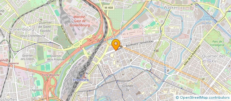 localisation de l'entreprise DATA CONNECTION à STRASBOURG