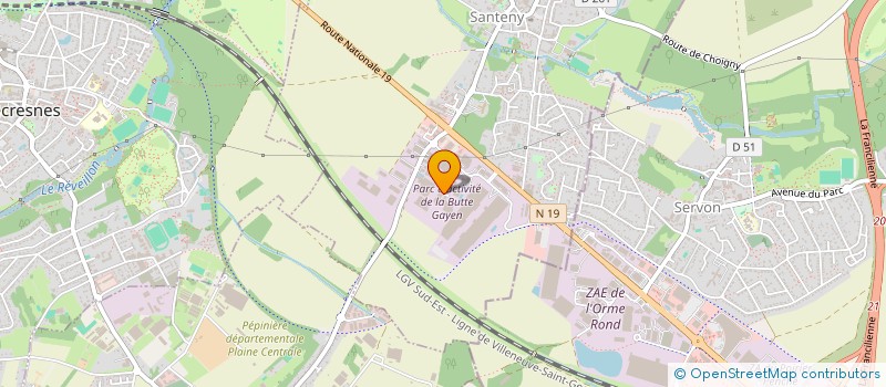 localisation de l'entreprise DATA CONSUL  SANTENY