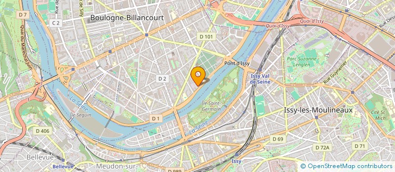localisation de l'entreprise DATA CONSULT à BOULOGNE-BILLANCOURT
