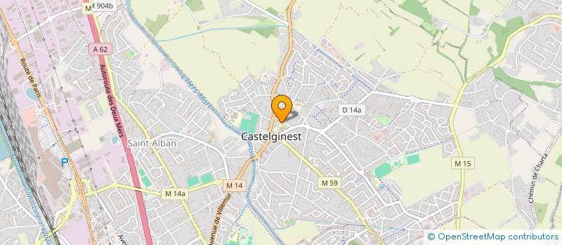 localisation de l'entreprise DATA CONSULT INFORMATIQUE  CASTELGINEST