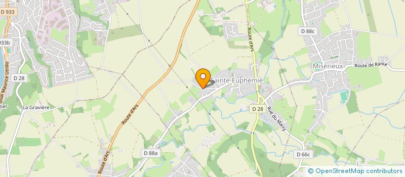 localisation de l'entreprise DATA CONSULTING  SAINTE-EUPHEMIE