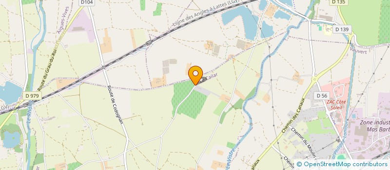 localisation de l'entreprise DATA COURTAUD INVEST  LE CAILAR