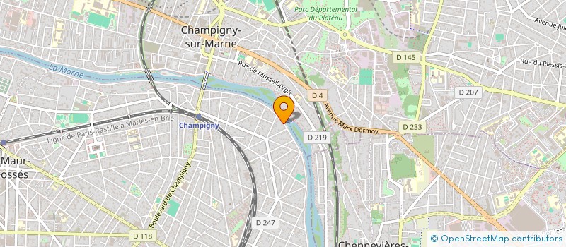 localisation de l'entreprise DATA&DATA à SAINT-MAUR-DES-FOSSES