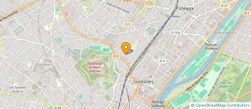 localisation de l'entreprise DATA ENSO à SURESNES