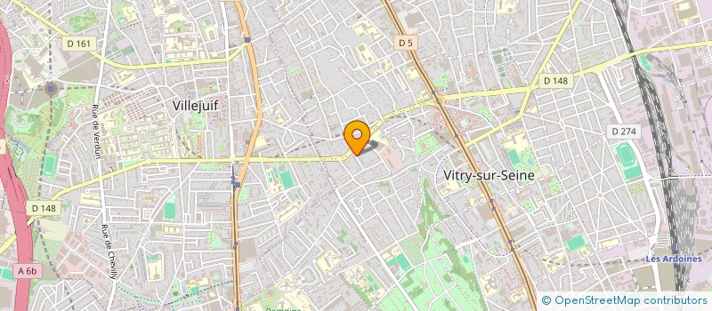 localisation de l'entreprise DATA ET INTEGRATION CONSULTING  VITRY-SUR-SEINE