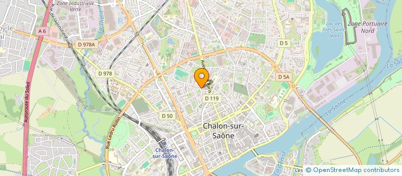 localisation de l'entreprise DATA ET SOLUTIONS  CHALON-SUR-SAONE