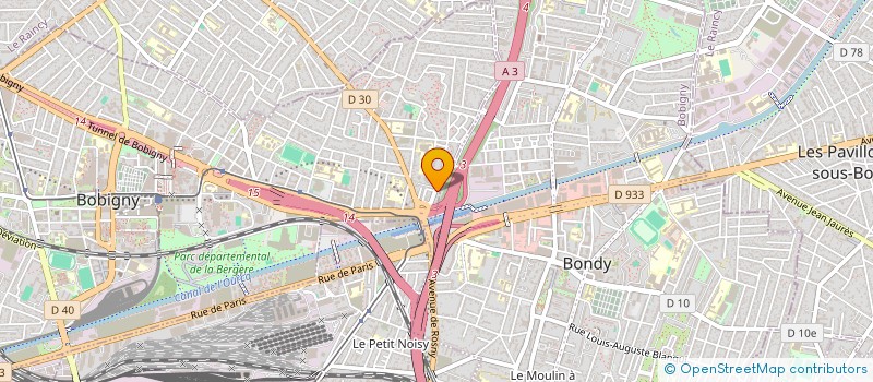 localisation de l'entreprise DATA EURO TECHNOLOGIE à BOBIGNY