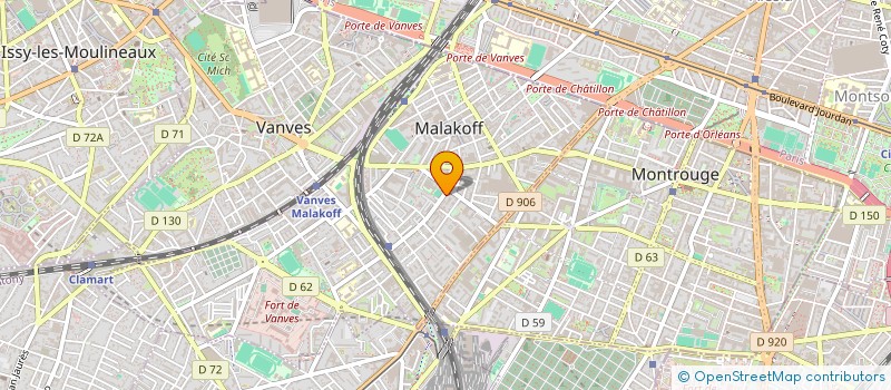 localisation de l'entreprise DATA FACTORY à MALAKOFF