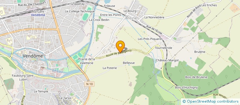localisation de l'entreprise DATA FINANCE à AREINES