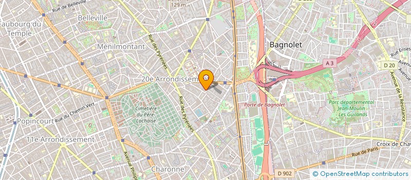 localisation de l'entreprise DATA FOR BUSINESS FRANCE  PARIS