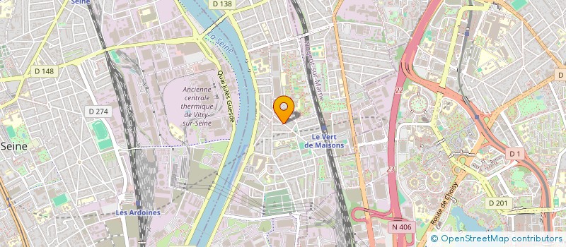 localisation de l'entreprise DATA FOR YOU à ALFORTVILLE