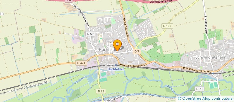 localisation de l'entreprise DATA FORGE GROUP  HOCHFELDEN