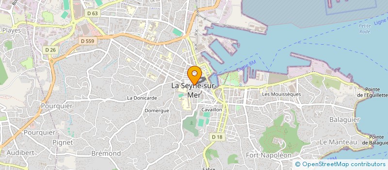 localisation de l'entreprise DATA FRANCE  LA SEYNE-SUR-MER