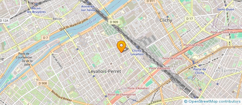 localisation de l'entreprise DATA FRANCE INFORMATIQUE à LEVALLOIS-PERRET
