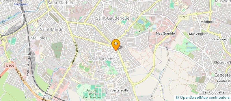 localisation de l'entreprise DATA HOLDING  PERPIGNAN