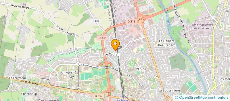 localisation de l'entreprise DATA I KNOW  LE MANS