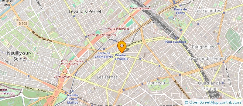 localisation de l'entreprise DATA IMMO à NEUILLY-SUR-SEINE