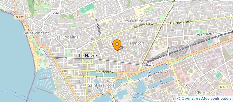 localisation de l'entreprise DATA IMMO à LE HAVRE