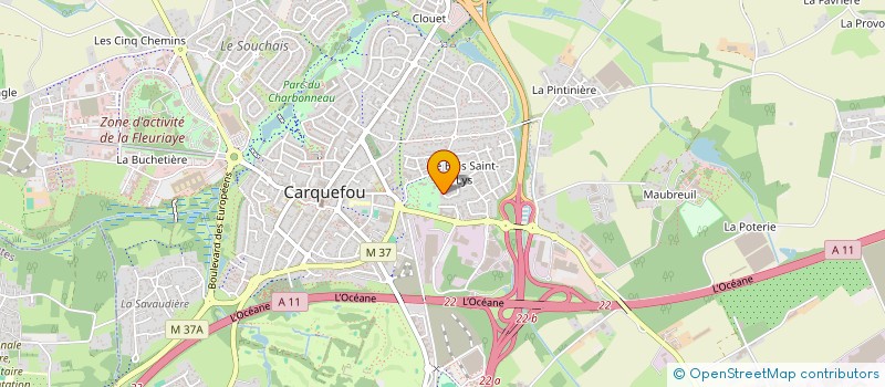 localisation de l'entreprise DATA INCEPTIO à NANTES