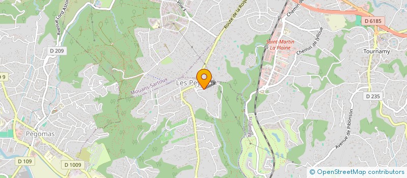 localisation de l'entreprise DATA INGENIERIE à LA ROQUETTE-SUR-SIAGNE