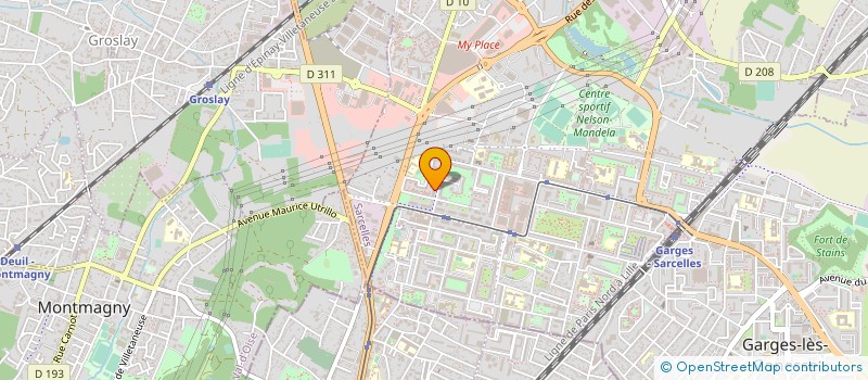 localisation de l'entreprise DATA INGENIERIE CONSULTING à SARCELLES