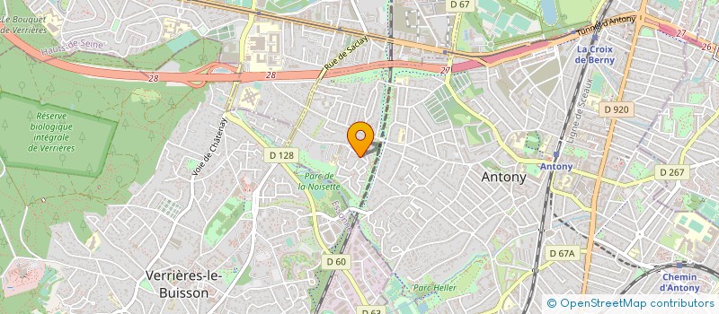 localisation de l'entreprise DATA INSIGHT à ANTONY