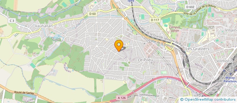 localisation de l'entreprise DATA INTELLEGERE  IGNY