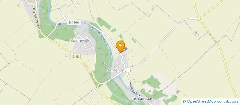 localisation de l'entreprise DATA INTELLISENSES à BAILLEAU-ARMENONVILLE