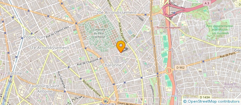 localisation de l'entreprise DATA LEARNING FRANCE  PARIS