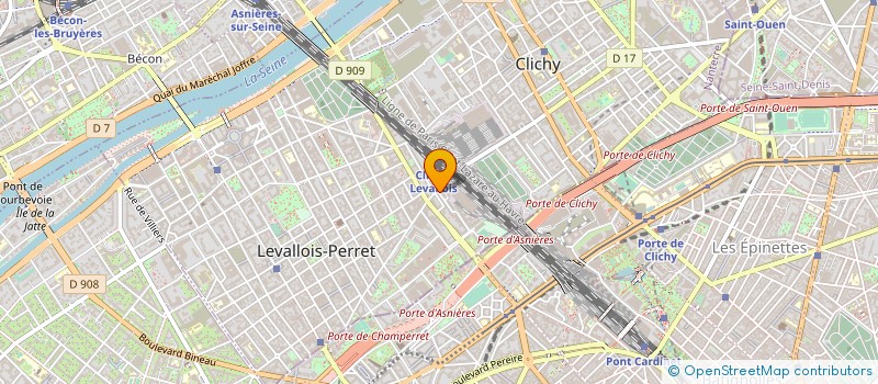 localisation de l'entreprise DATA LEGAL DRIVE à LEVALLOIS-PERRET