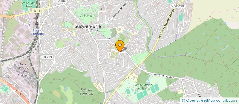 localisation de l'entreprise DATA MANAGEMENT AND PROCESSING  SUCY-EN-BRIE