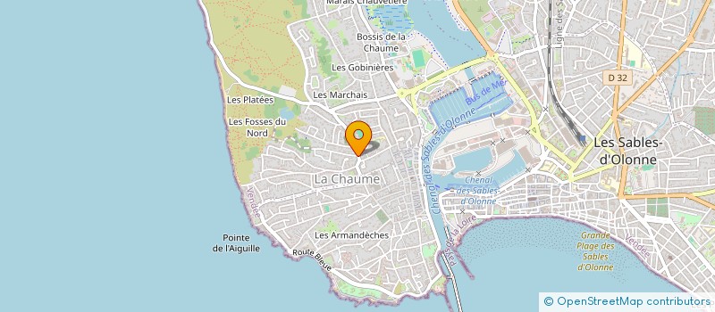 localisation de l'entreprise DATA MED CONSULTING à LES SABLES D'OLONNE
