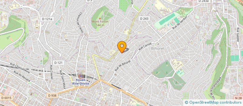 localisation de l'entreprise DATA MEN INVEST à ROUEN