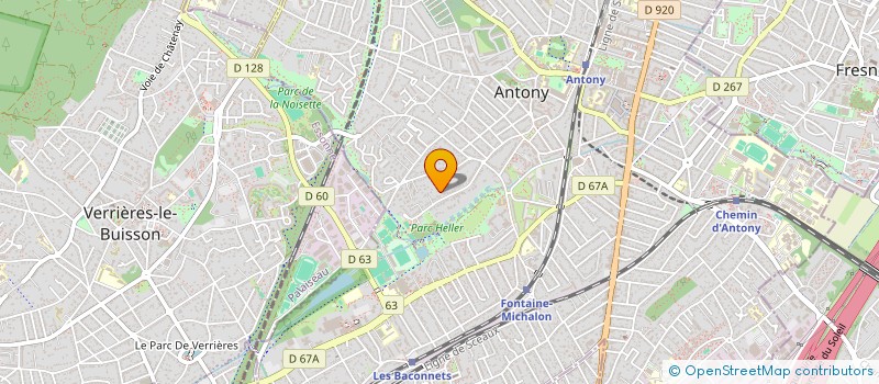 localisation de l'entreprise DATA NEWSOLUTIONS à ANTONY