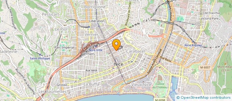 localisation de l'entreprise DATA PROCESSING TRANSLATION ET SERVICES à NICE