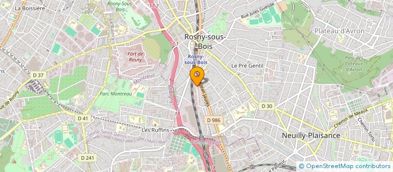 localisation de l'entreprise DATA PROGRESS CONSULTING à ROSNY-SOUS-BOIS