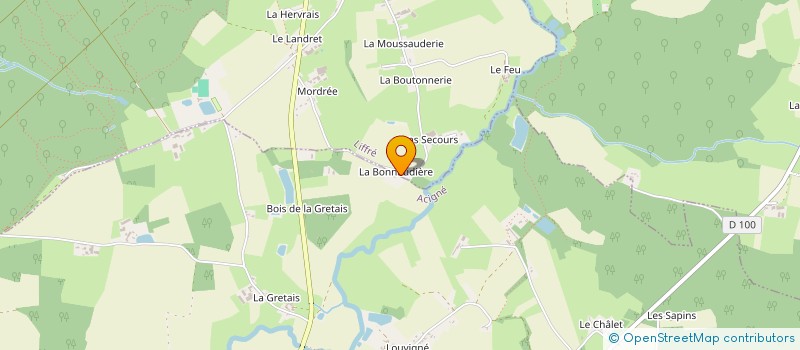 localisation de l'entreprise DATA PROVIDERS  LIFFRE