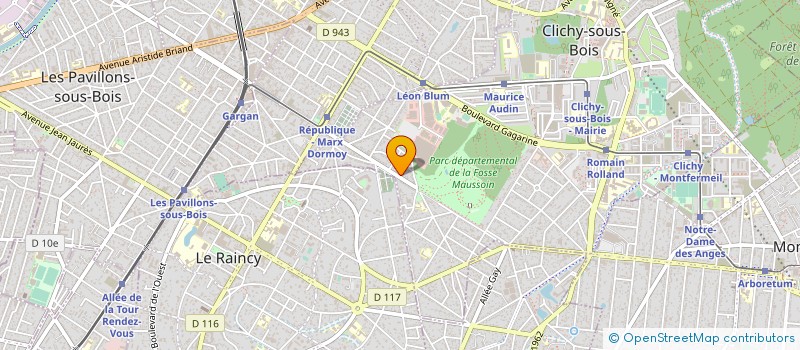 localisation de l'entreprise DATA RENOVATION à CLICHY-SOUS-BOIS