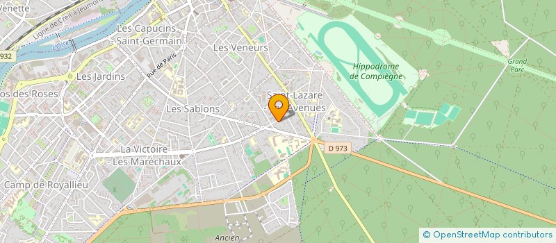 localisation de l'entreprise DATA SPEED à COMPIEGNE