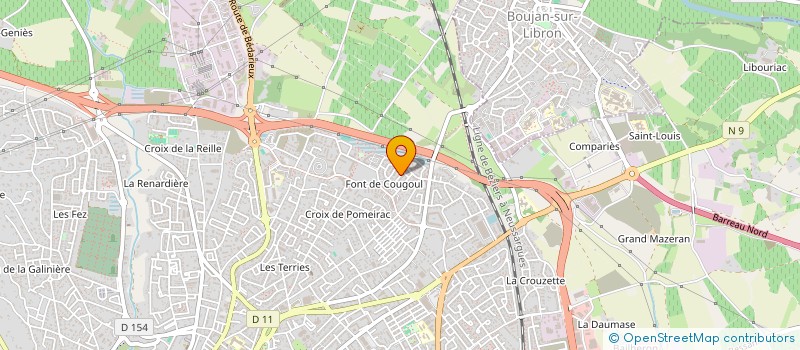 localisation de l'entreprise DATA SPRINT DISTRIBUTION à BEZIERS
